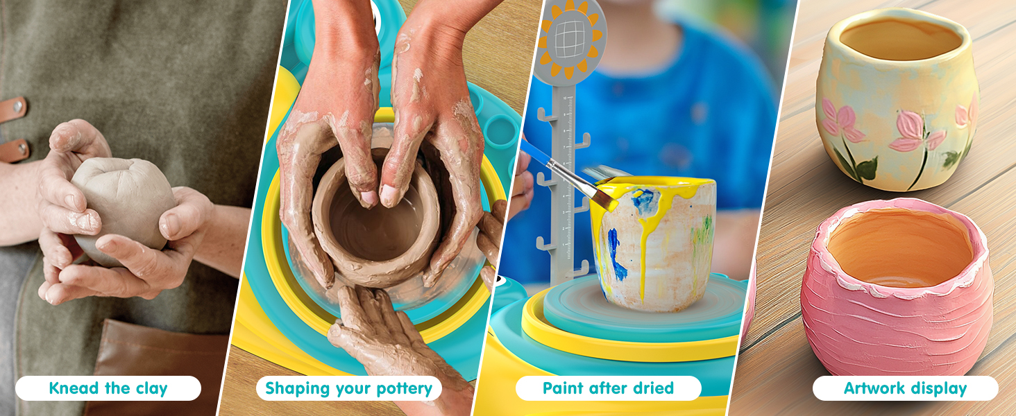Aujazyble Complete Pottery Kit Showcase